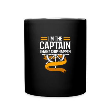 Pontoon Boat Boat Boats - Full Colour Mug - black - Front