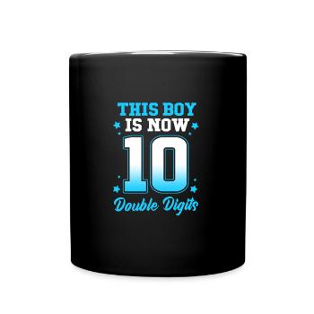 19th Birthday Ten Year of Birth Date of Birth Date of Birth - Full Colour Mug - black - Front