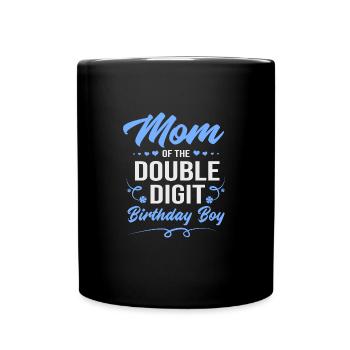 22nd birthday Ten year of birth Date of birth - Full Colour Mug - black - Front