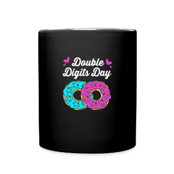 34th birthday Ten year of birth Date of birth - Full Colour Mug - black - Front
