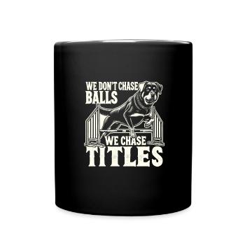Agility - Tasse einfarbig - Schwarz - Vorne