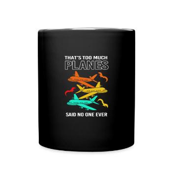 Air traffic controller - Full Colour Mug - black - Front