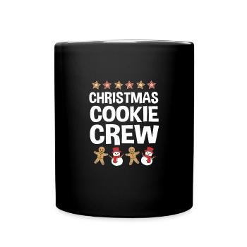 bonhomme en pain d’épice Coeur en pain d’épice Snacking en pain d’épice - Mug uni - noir - Devant