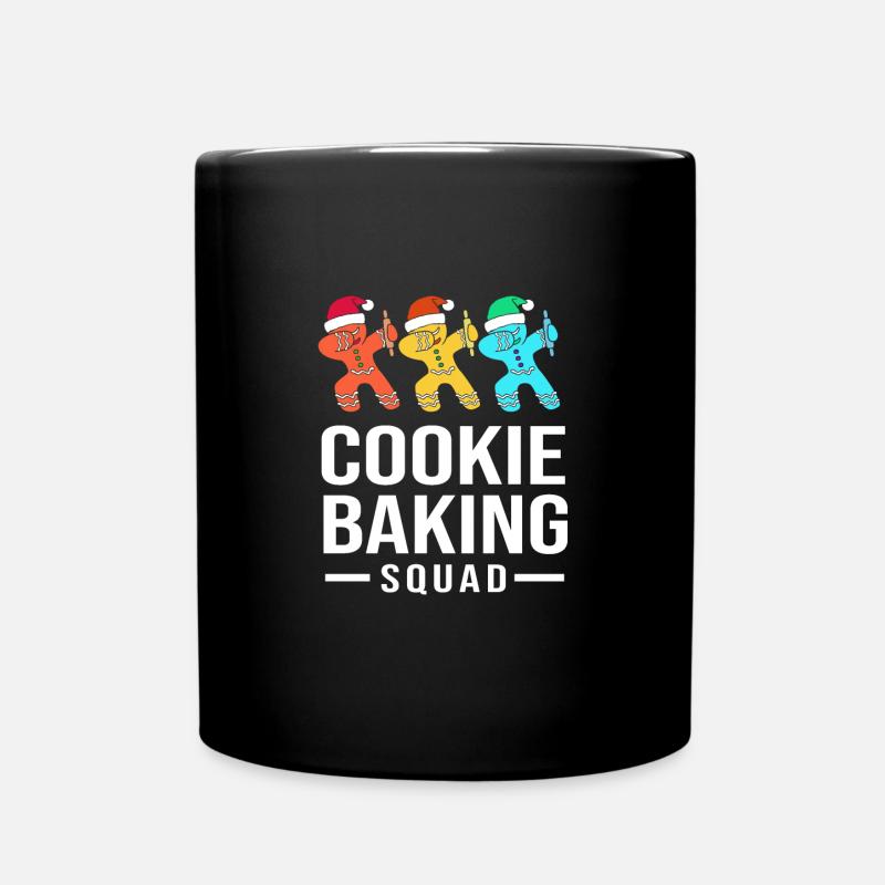 Lebkuchenmann Lebkuchenherz Lebkuchen Naschen - Tasse einfarbig - Schwarz