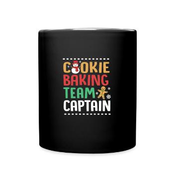 bonhomme en pain d’épice Coeur en pain d’épice Snacking en pain d’épice - Mug uni - noir - Devant