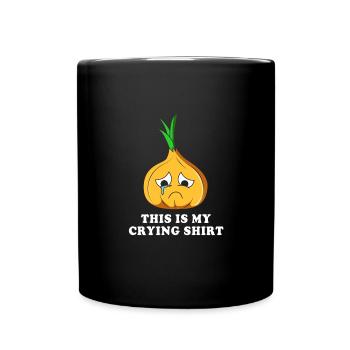 Oignon - Mug uni - noir - Devant