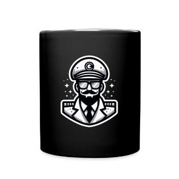 Capitaine White - Mug uni - noir - Devant