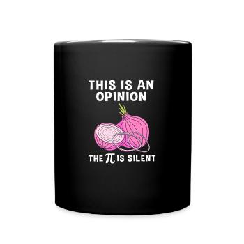 Oignon - Mug uni - noir - Devant