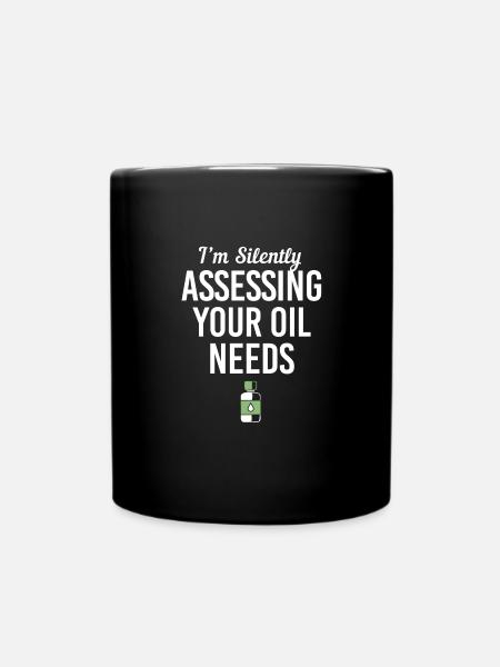 Ätherisches Öl - Tasse einfarbig - Schwarz