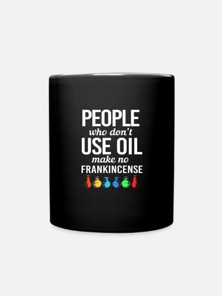 Ätherisches Öl - Tasse einfarbig - Schwarz