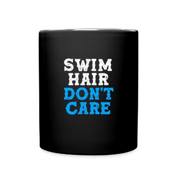 Natation Nageurs Piscine Moniteurs de natation - Mug uni - noir - Devant