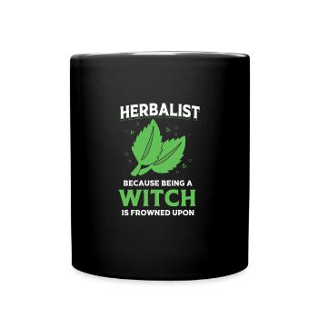 Huile essentielle - Mug uni - noir - Devant