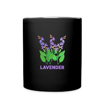 Huile essentielle - Mug uni - noir - Devant