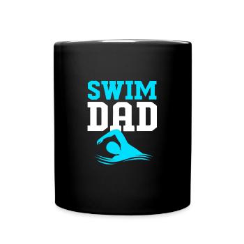 Natation Nageurs Piscine Moniteurs de natation - Mug uni - noir - Devant