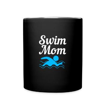 Natation Nageurs Piscine Moniteurs de natation - Mug uni - noir - Devant