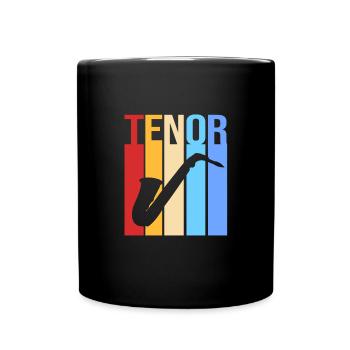 Saxophoniste saxophoniste - Mug uni - noir - Devant