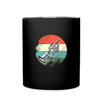 Trombone - Full Colour Mug - black - Front