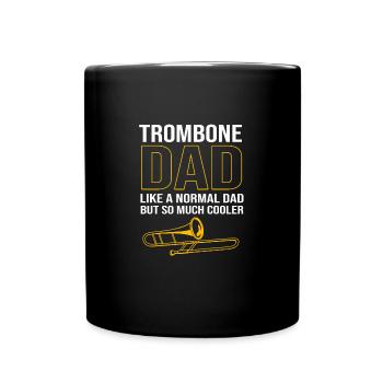 Trombone - Full Colour Mug - black - Front