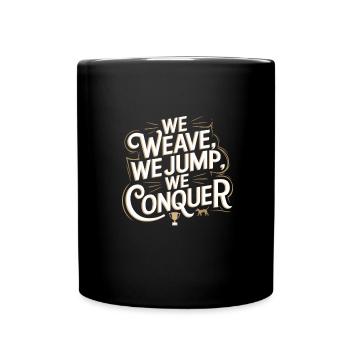 Agility - Tasse einfarbig - Schwarz - Vorne