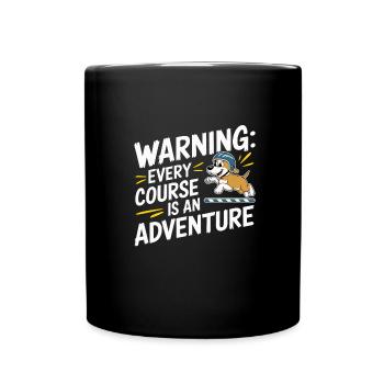 Agility - Tasse einfarbig - Schwarz - Vorne