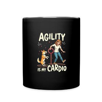 Agility - Tasse einfarbig - Schwarz - Vorne
