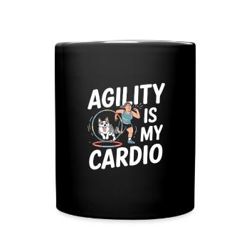 Agility - Tasse einfarbig - Schwarz - Vorne