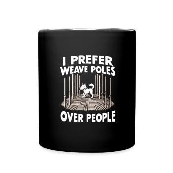 Agility - Tasse einfarbig - Schwarz - Vorne