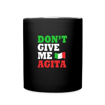 Italienisch Italia Italien - Tasse einfarbig - Schwarz - Vorne