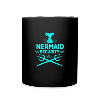 Pool Party - Tasse einfarbig - Schwarz - Vorne
