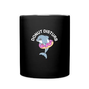 Pool Party - Tasse einfarbig - Schwarz - Vorne