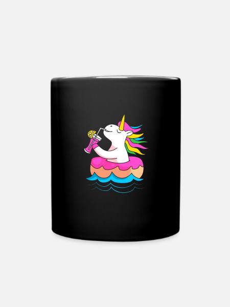Pool Party - Tasse einfarbig - Schwarz