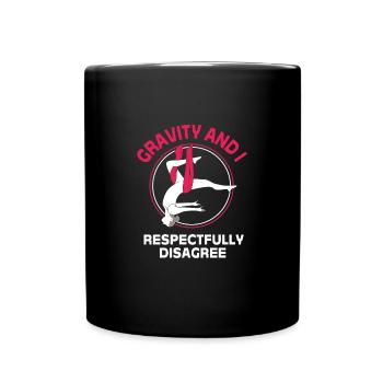 Aerial Yoga Air Yoga - Full Colour Mug - black - Front