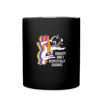 Aerial Yoga Air Yoga - Full Colour Mug - black - Front