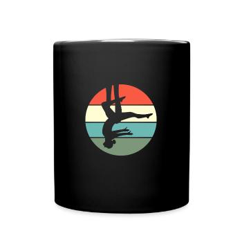Aerial Yoga Air Yoga - Full Colour Mug - black - Front