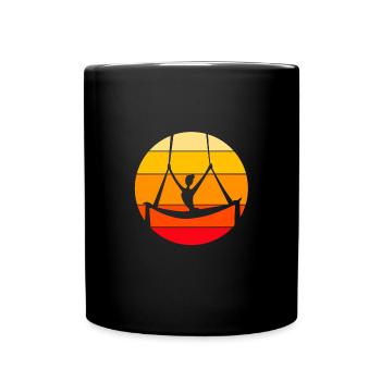 Aerial Yoga Air Yoga - Full Colour Mug - black - Front