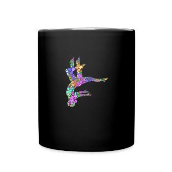 Aerial Yoga Air Yoga - Full Colour Mug - black - Front