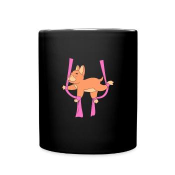 Aerial Yoga Air Yoga - Full Colour Mug - black - Front