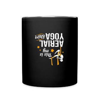 Aerial Yoga Air Yoga - Full Colour Mug - black - Front