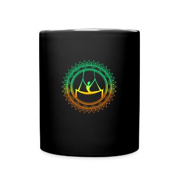 Aerial Yoga Air Yoga - Full Colour Mug - black - Front