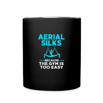 Aerial Yoga Air Yoga - Full Colour Mug - black - Front