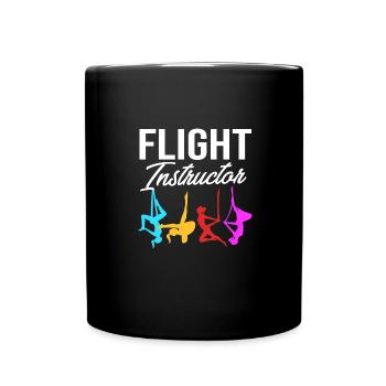 Aerial Yoga Air Yoga - Full Colour Mug - black - Front