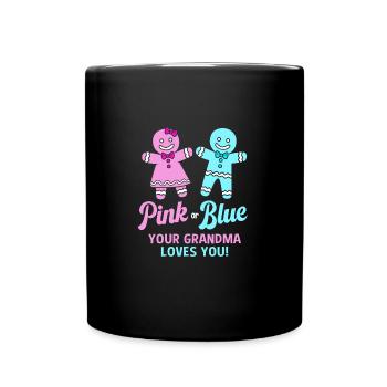 Noël sexe révéler nouveau-né bébé dictons - Mug uni - noir - Devant