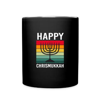 Hanukkah - Full Colour Mug - black - Front