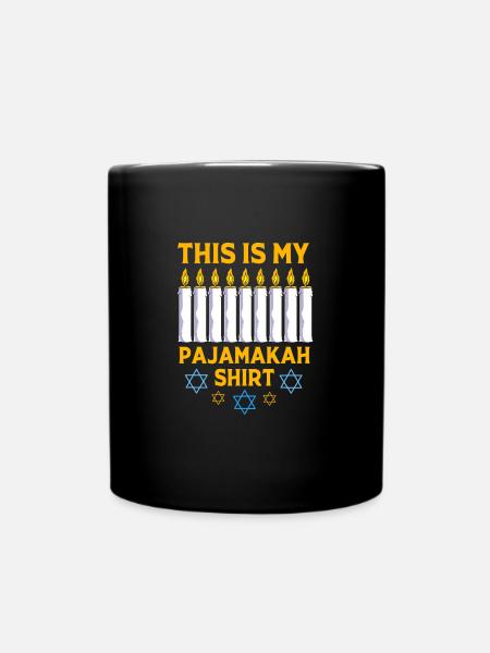 Hanukkah - Full Colour Mug - black