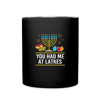 Hanukkah - Full Colour Mug - black - Front
