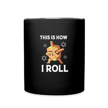 Hanukkah - Full Colour Mug - black - Front