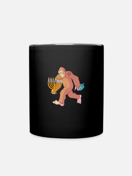 Chanukkah - Tasse einfarbig - Schwarz