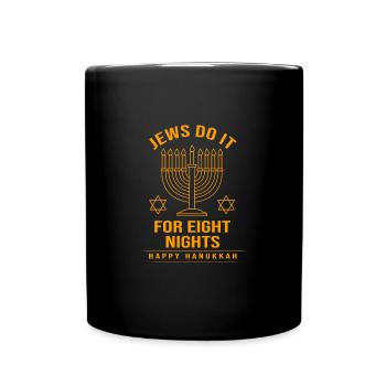 Hanukkah - Full Colour Mug - black - Front