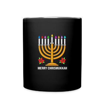 Hanukkah - Full Colour Mug - black - Front
