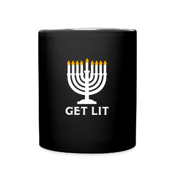 Hanukkah - Full Colour Mug - black - Front